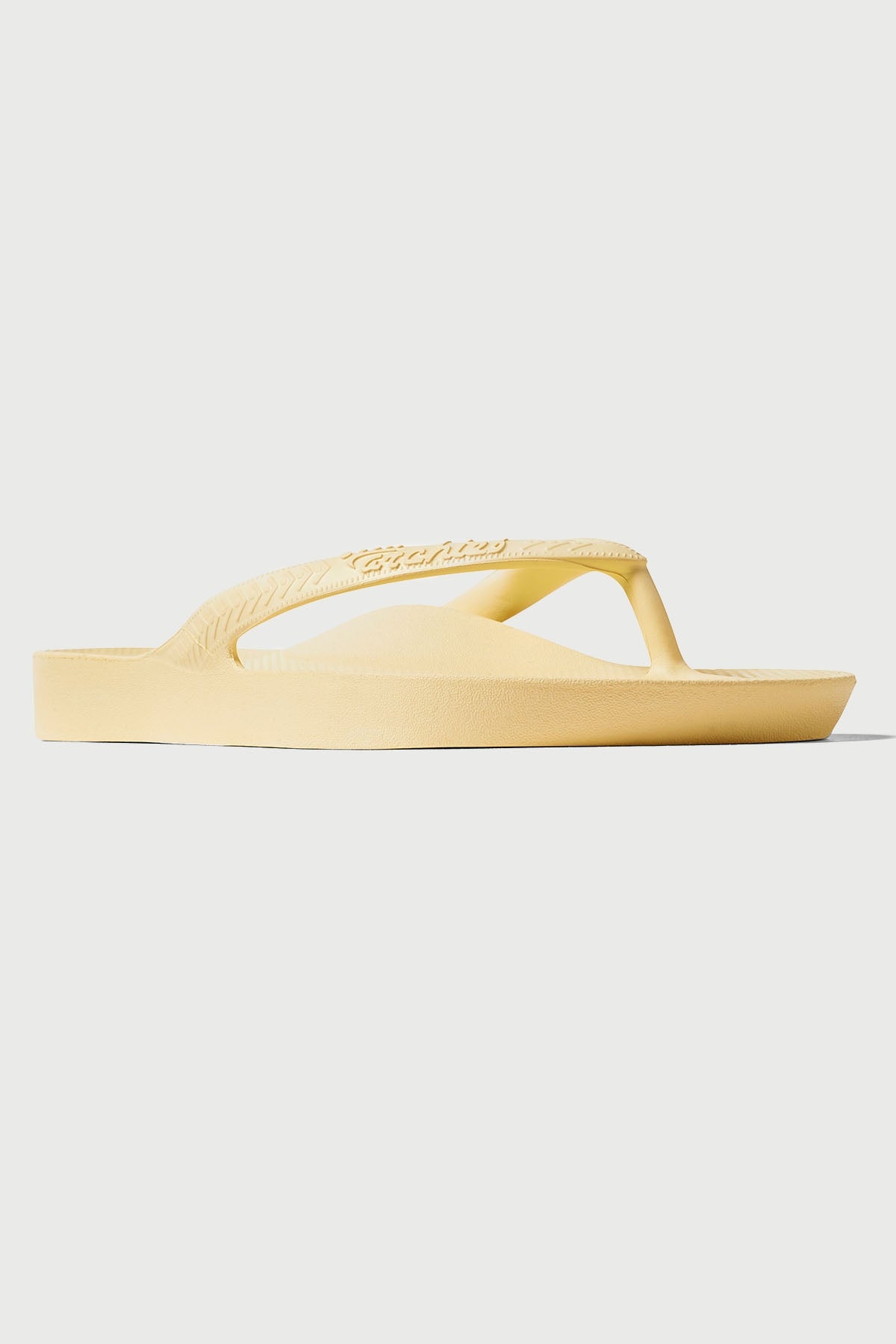 Archies Footwear Arch Support Thong Lemon