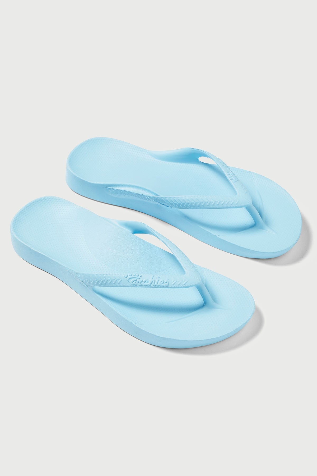 Archies Footwear Arch Support Thong Sky Blue