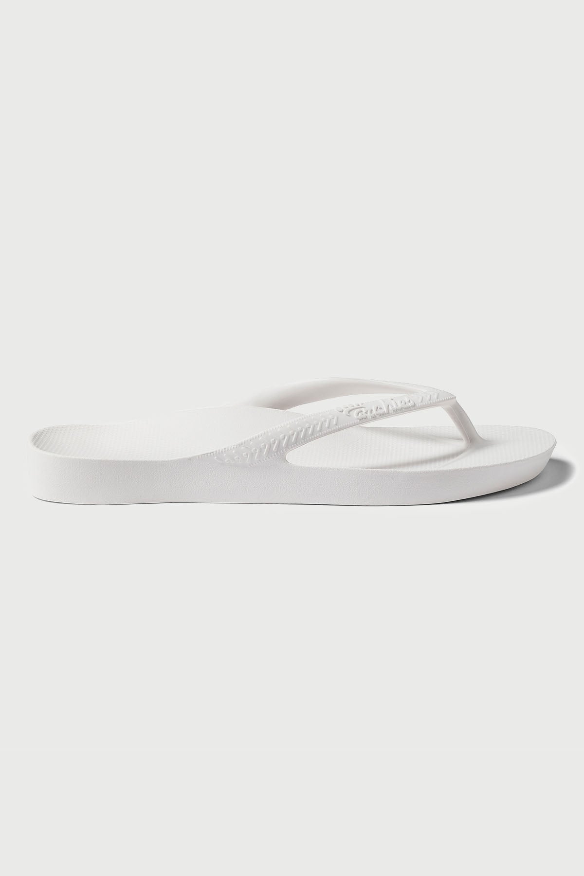 Archies Footwear Arch Support Thong White