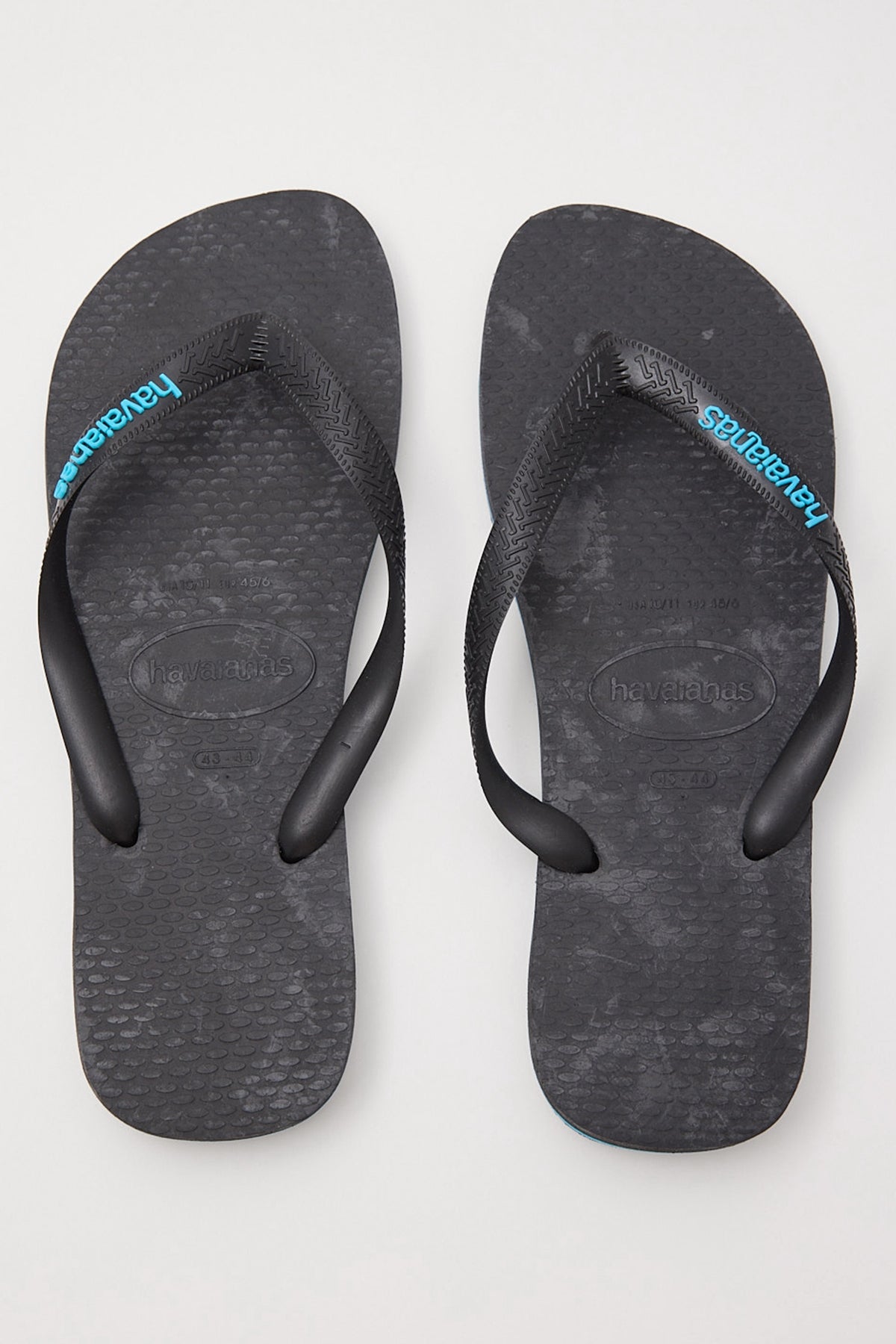 Havaianas Rubber Logo Black/Blue