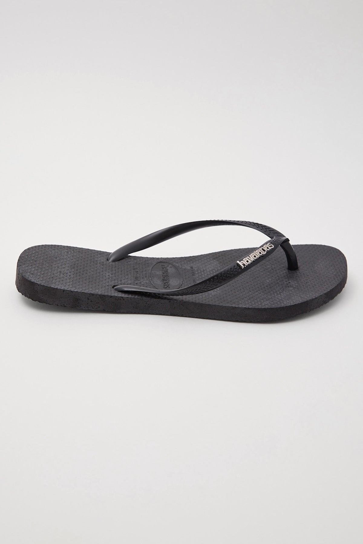 Havaianas Slim Metal Logo Black/Silver