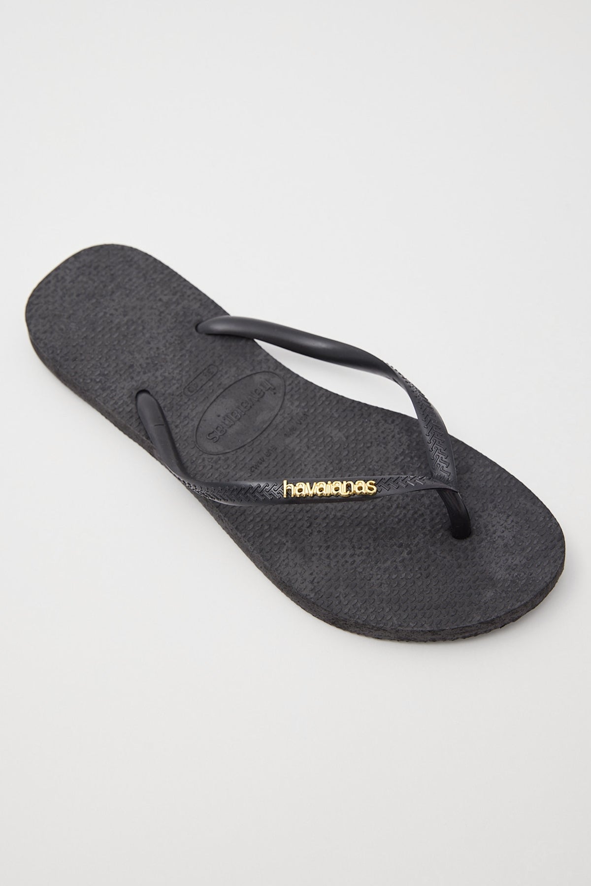 Havaianas Slim Metal Logo Black/Gold