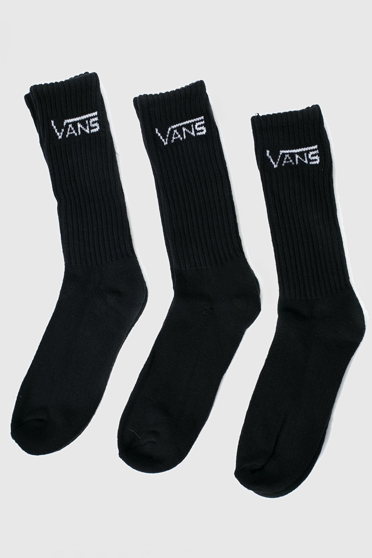 Vans Classic Crew Sock 3 Pack Black – Universal Store