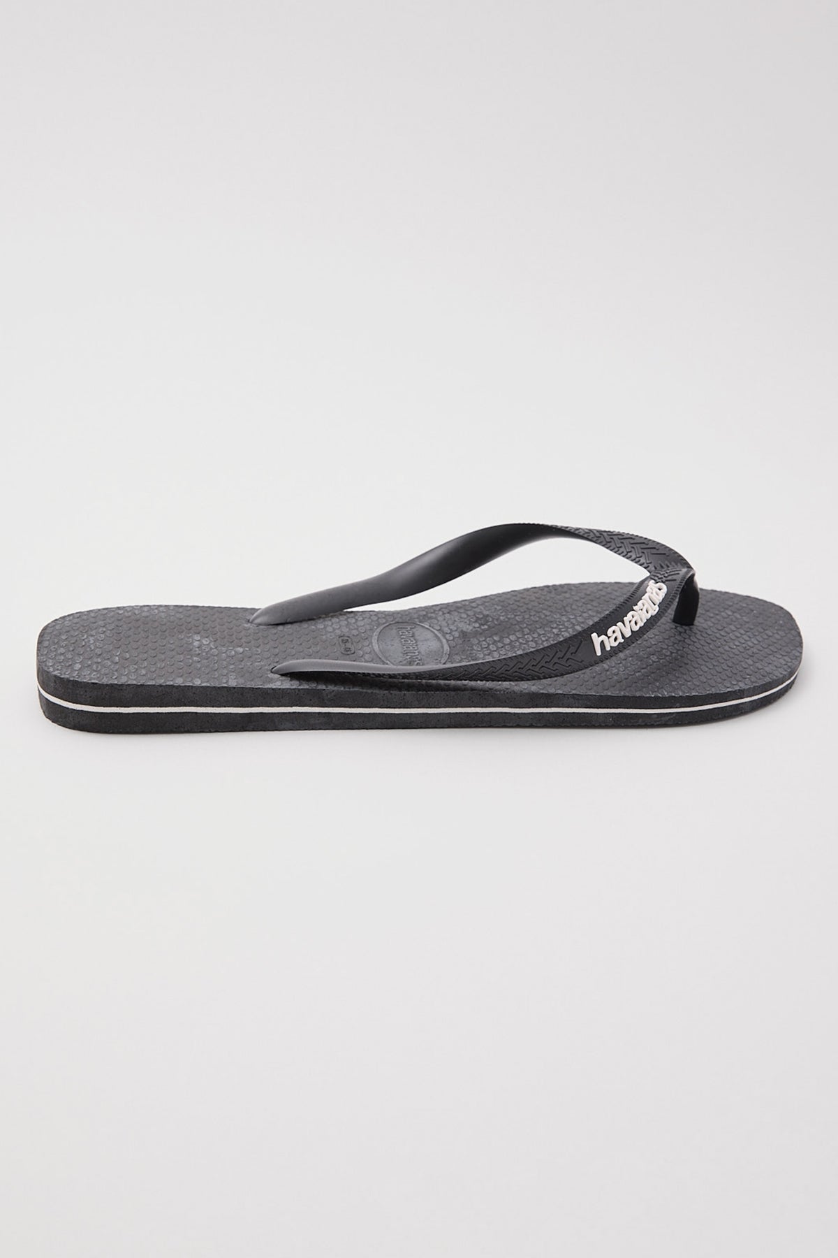 Havaianas Rubber Logo Black White