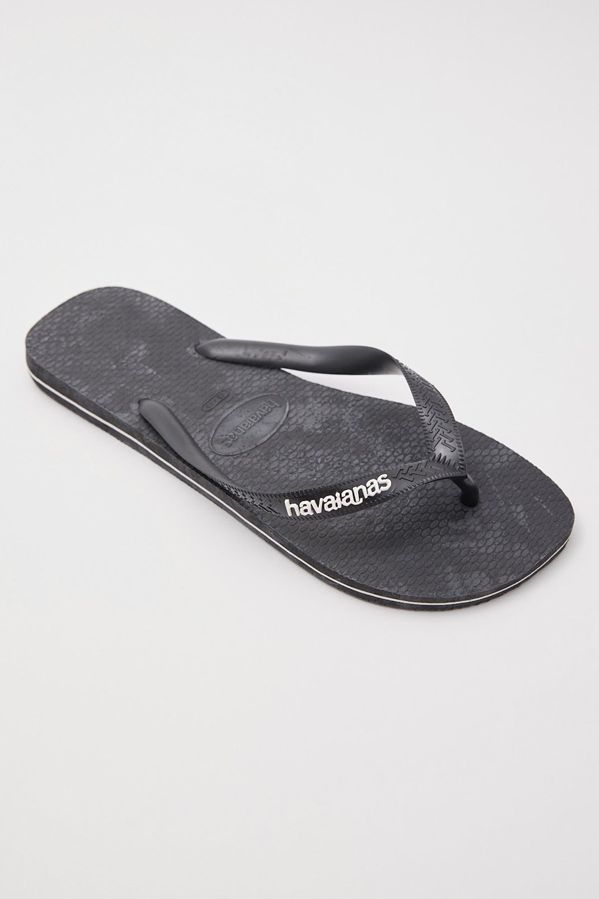 Havaianas Rubber Logo Black White