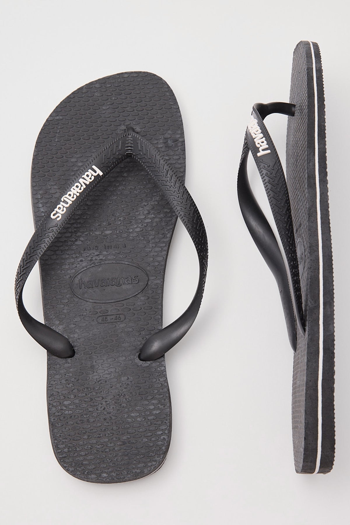 Havaianas Rubber Logo Black White