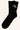 Calvin Klein Logo Rib Crew Sock Black/White