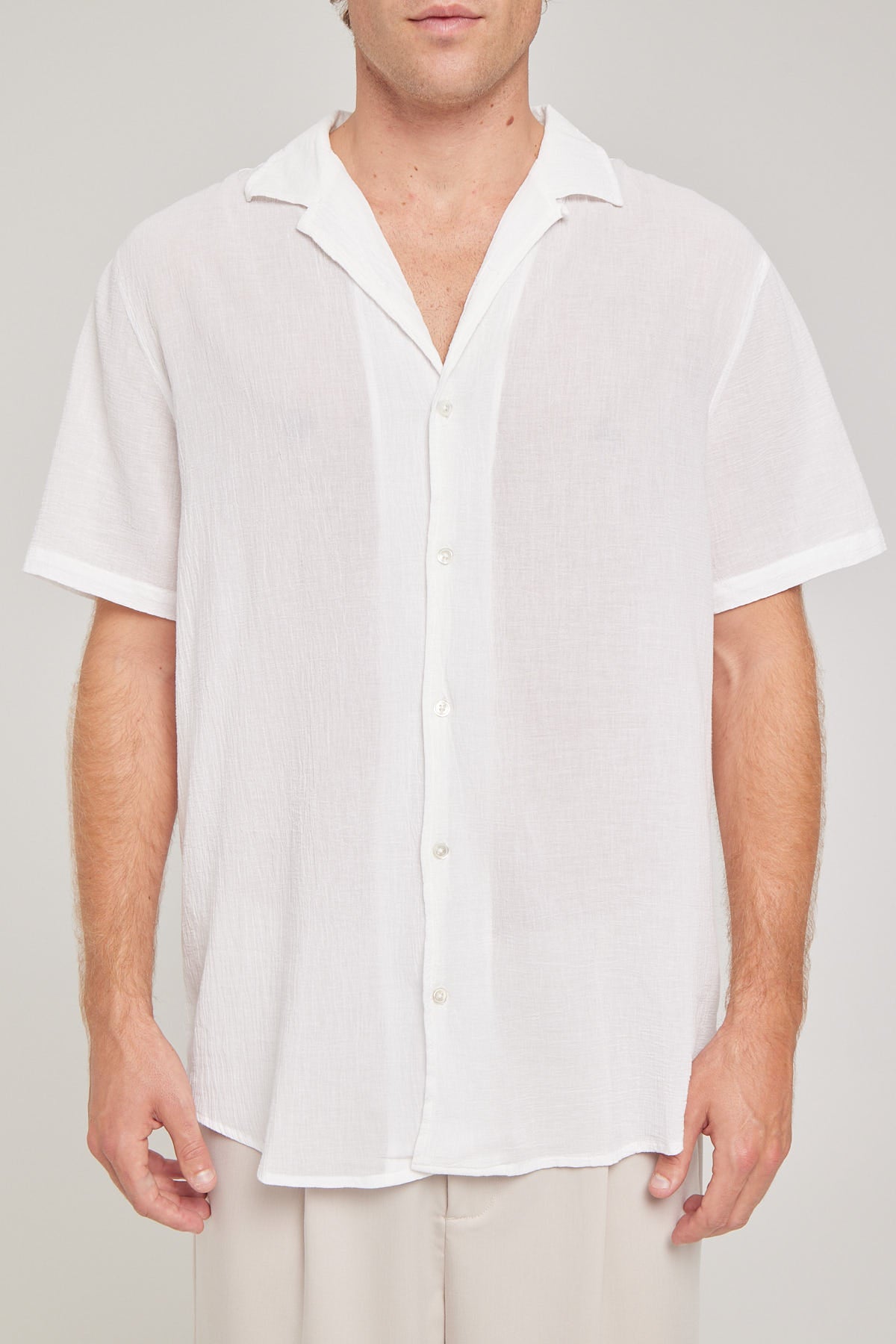 Academy Brand Bedford Shirt White – Universal Store