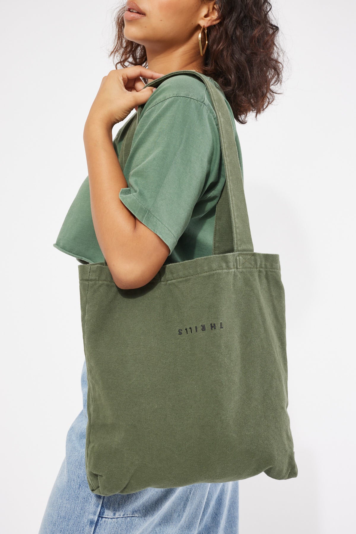 Thrills Minimal Tote Dark Olive