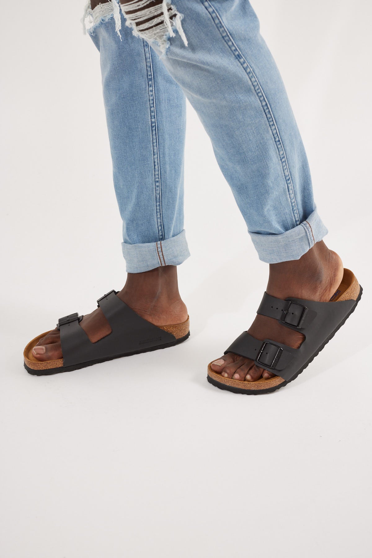 Birkenstock Mens Arizona BF SFB Narrow Black