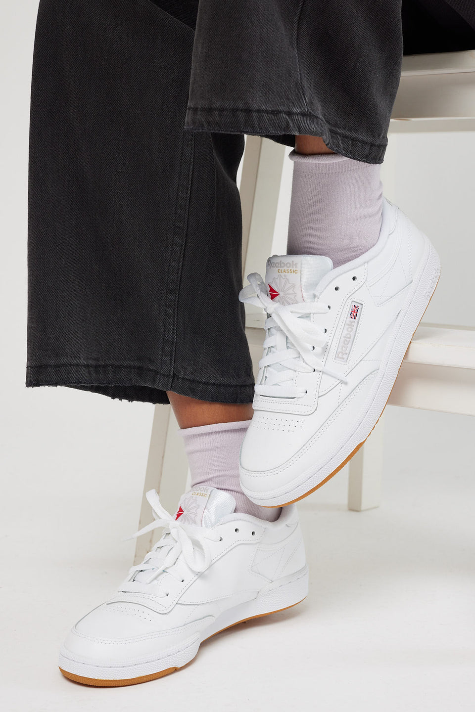 Reebok Club C White/Light Grey/Gum – Universal Store