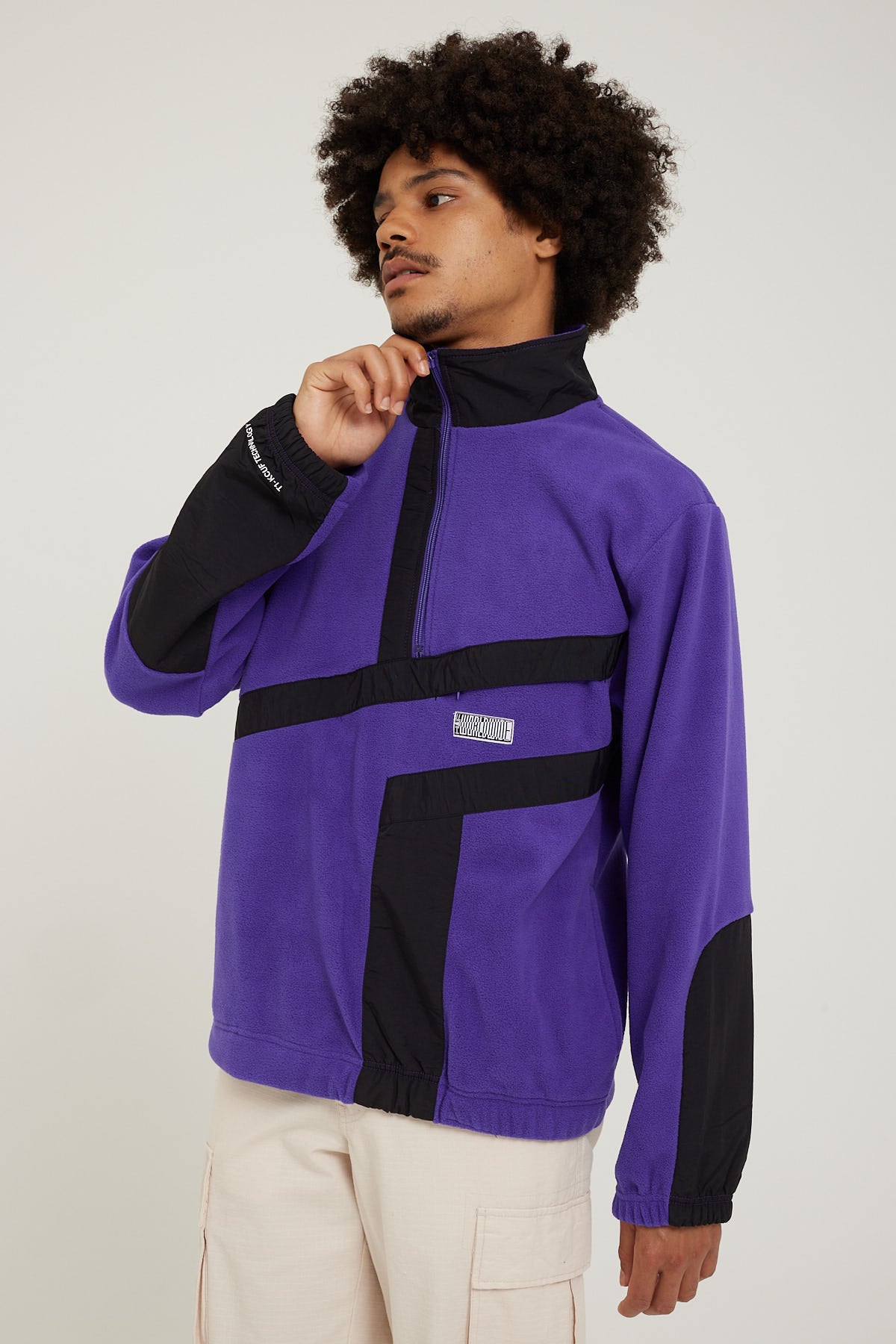 Huf Range 1/4 Zip Polar Fleece Purple