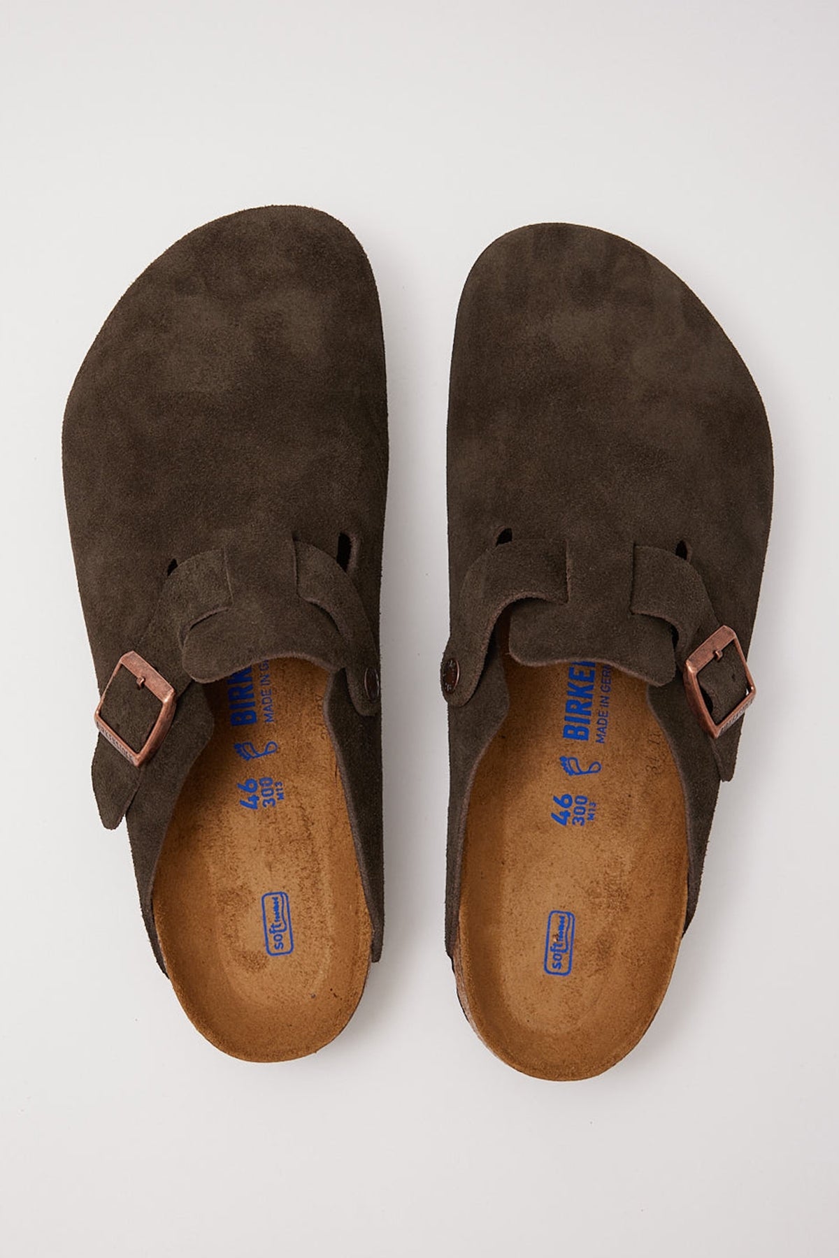 Birkenstock Boston SBF Suede Mocca