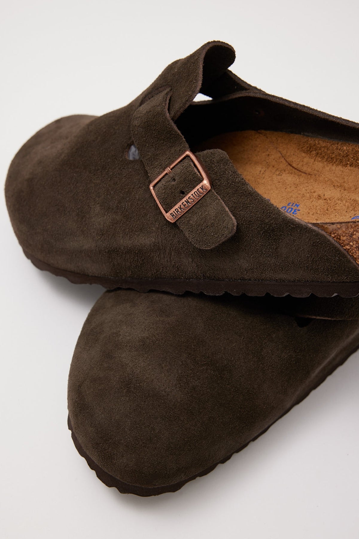 Birkenstock Boston SBF Suede Mocca