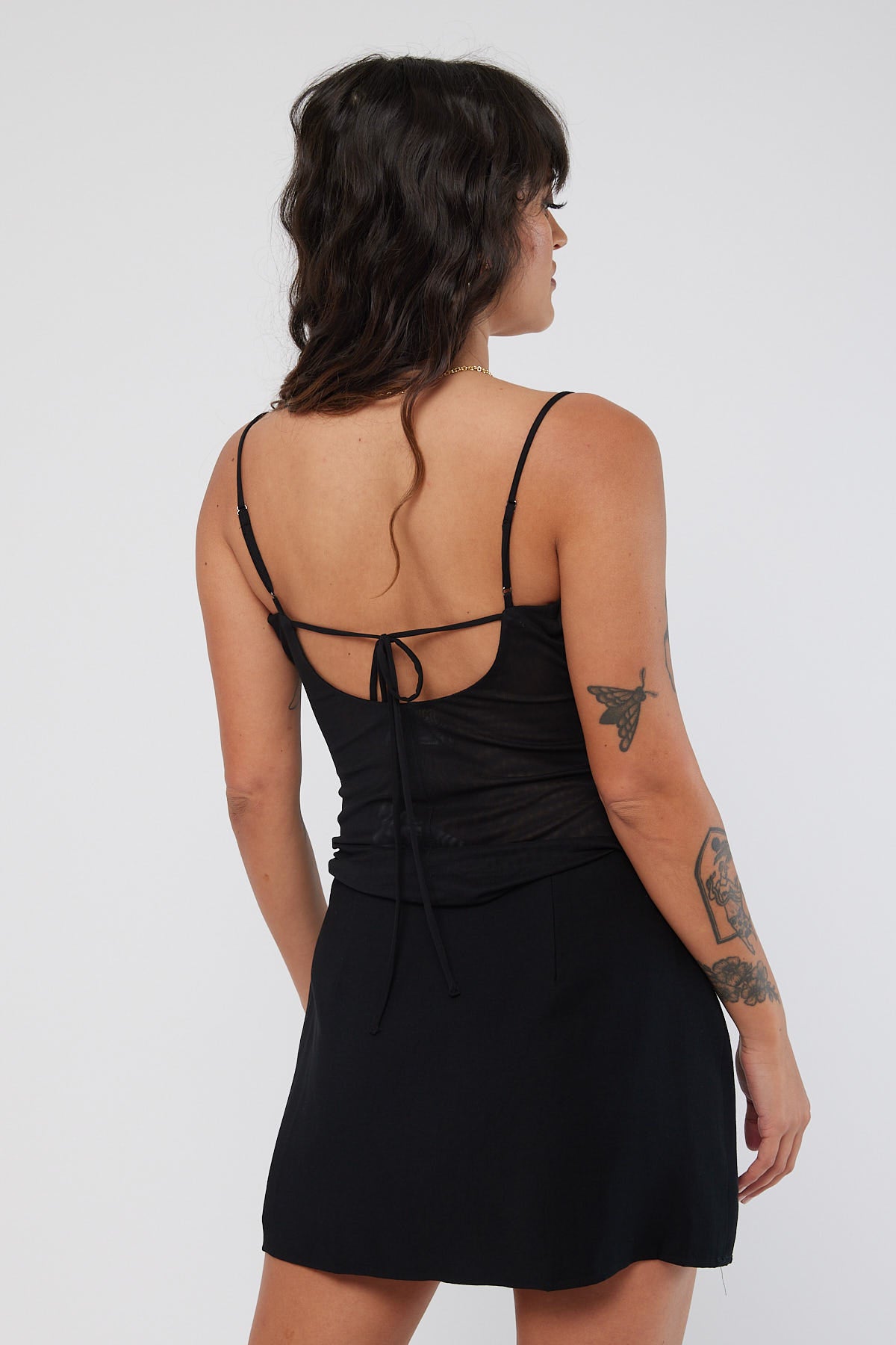 Perfect Stranger Her Moment Mesh Cami Black