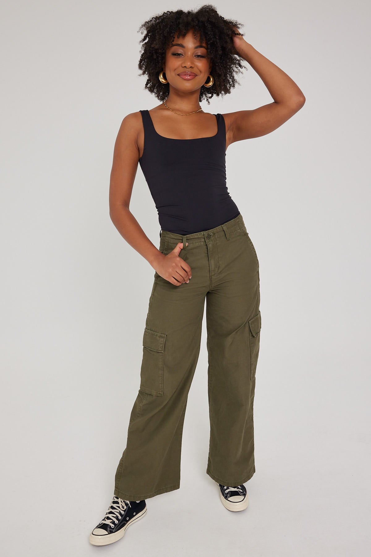 Levi's Baggy Cargo Pant Olive Night – Universal Store