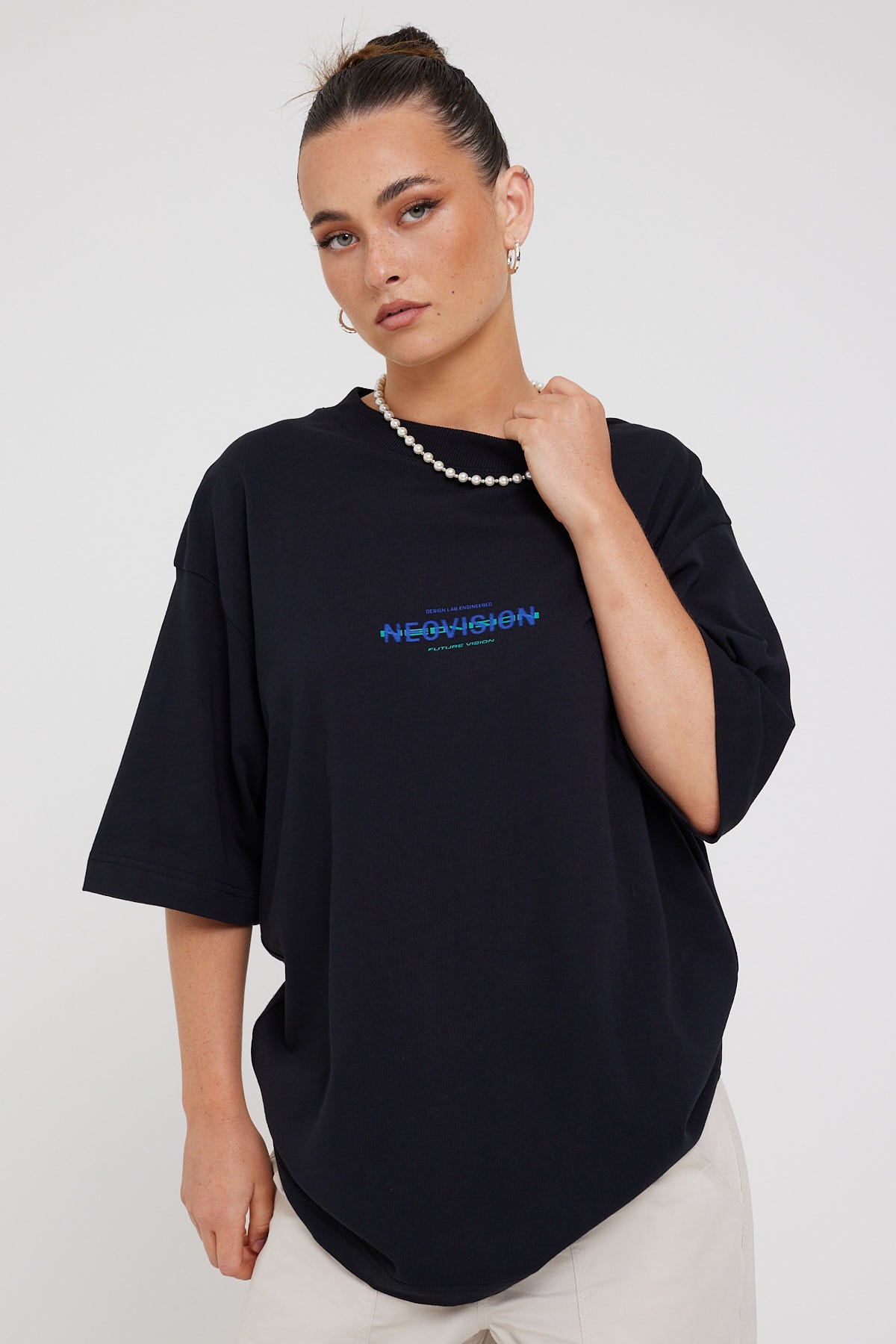 Neovision Trust Oversize Super Heavy Tee Black