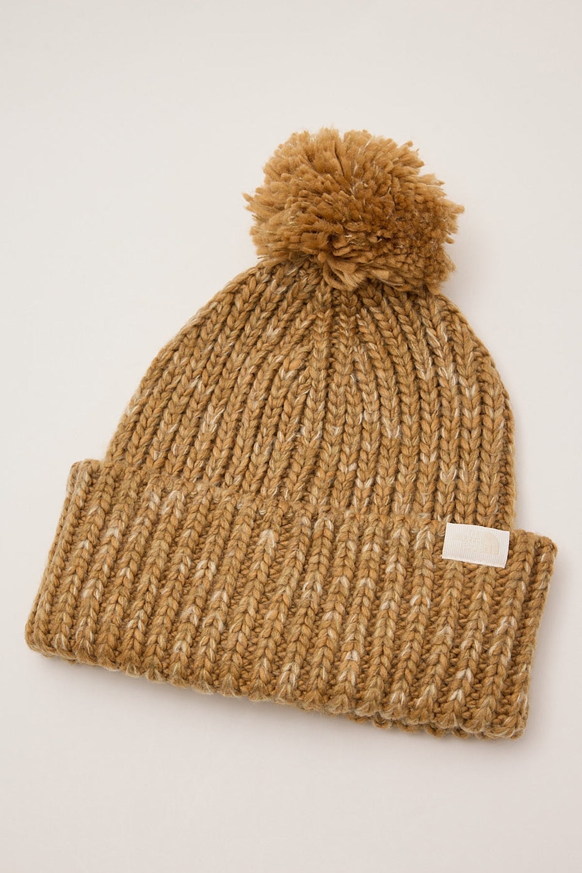 The North Face Cozy Chunky Beanie Almond Butter/Gardenia White