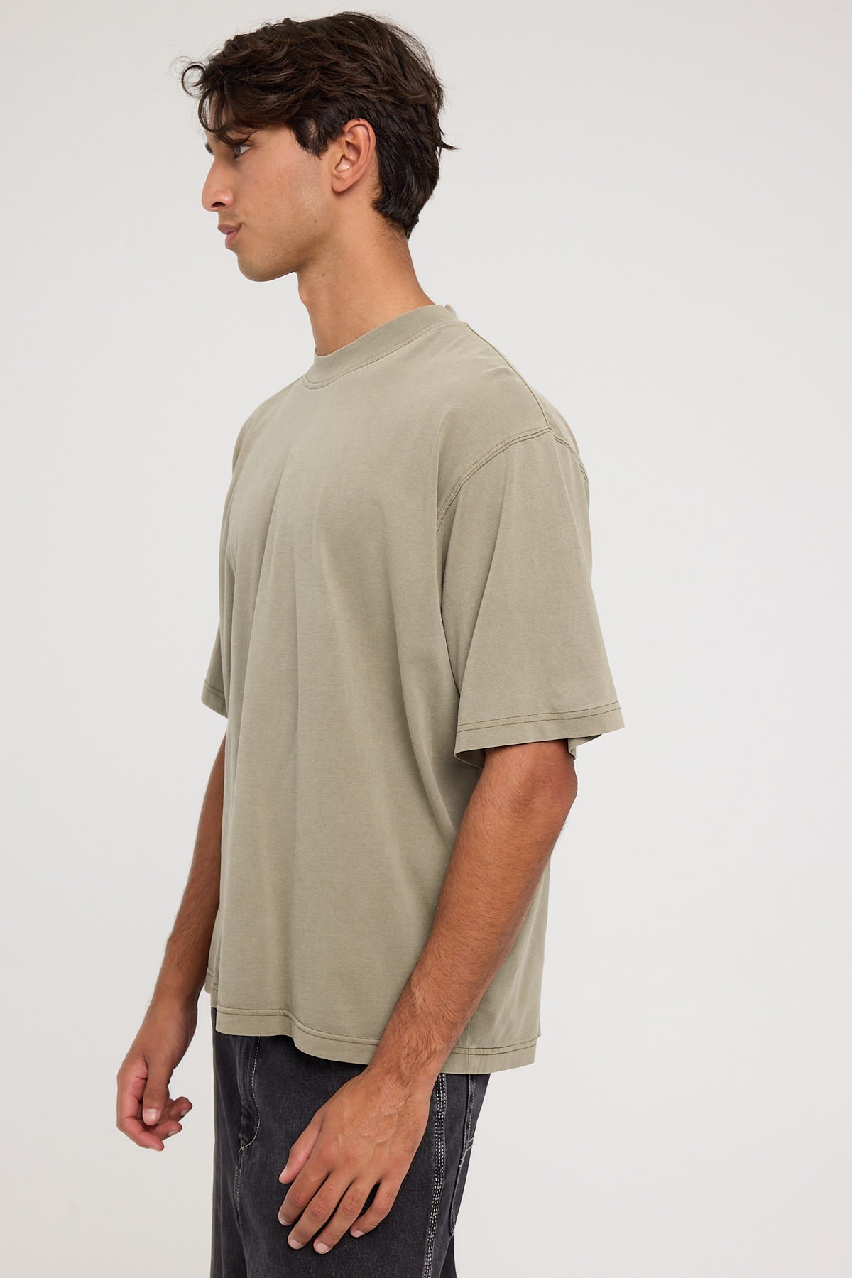 Lacoste Neo Heritage Loose Fit T-Shirt Eco Kelp