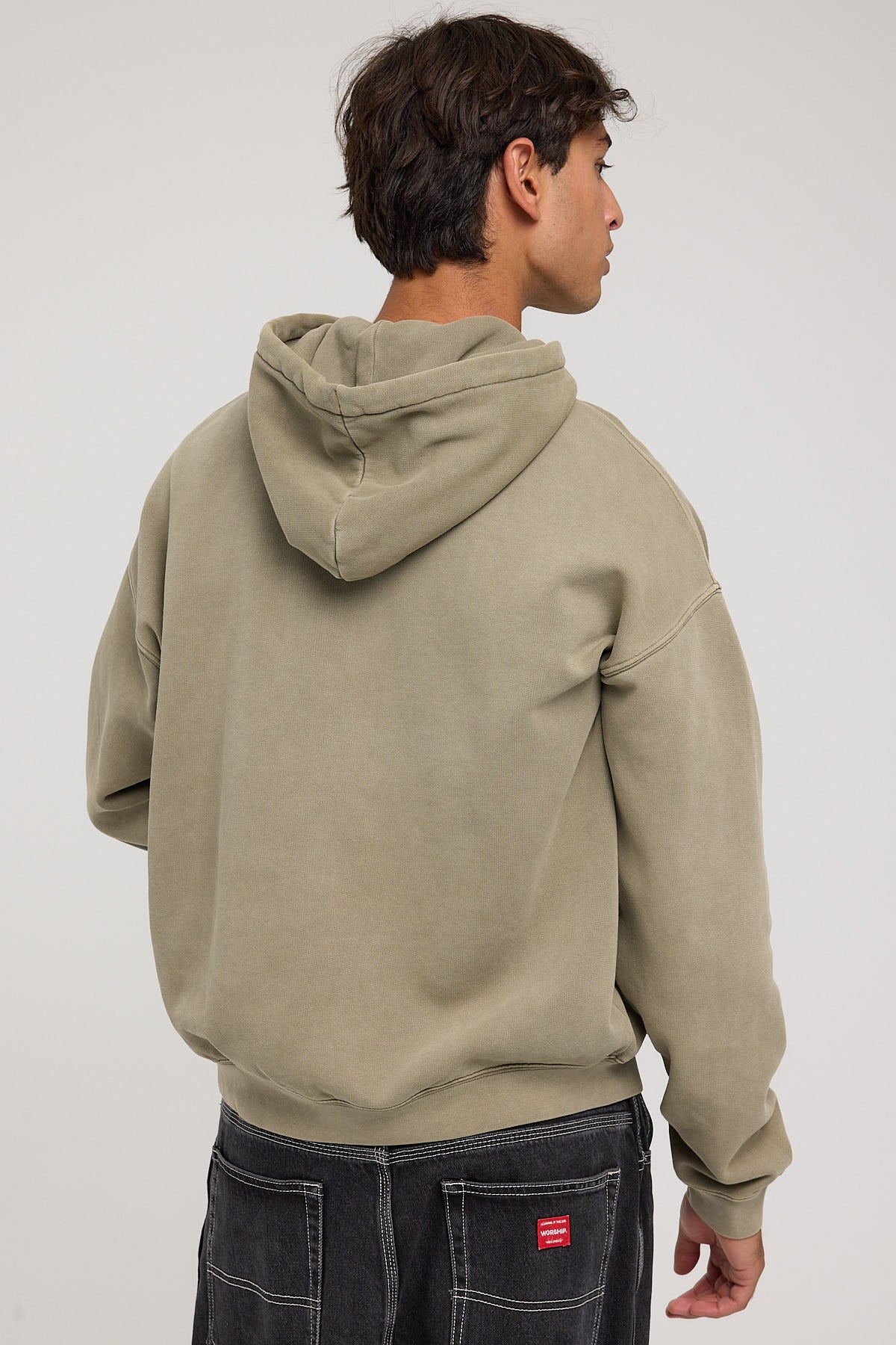 Lacoste Neo Heritage Loose Fit Hoodie Eco Kelp