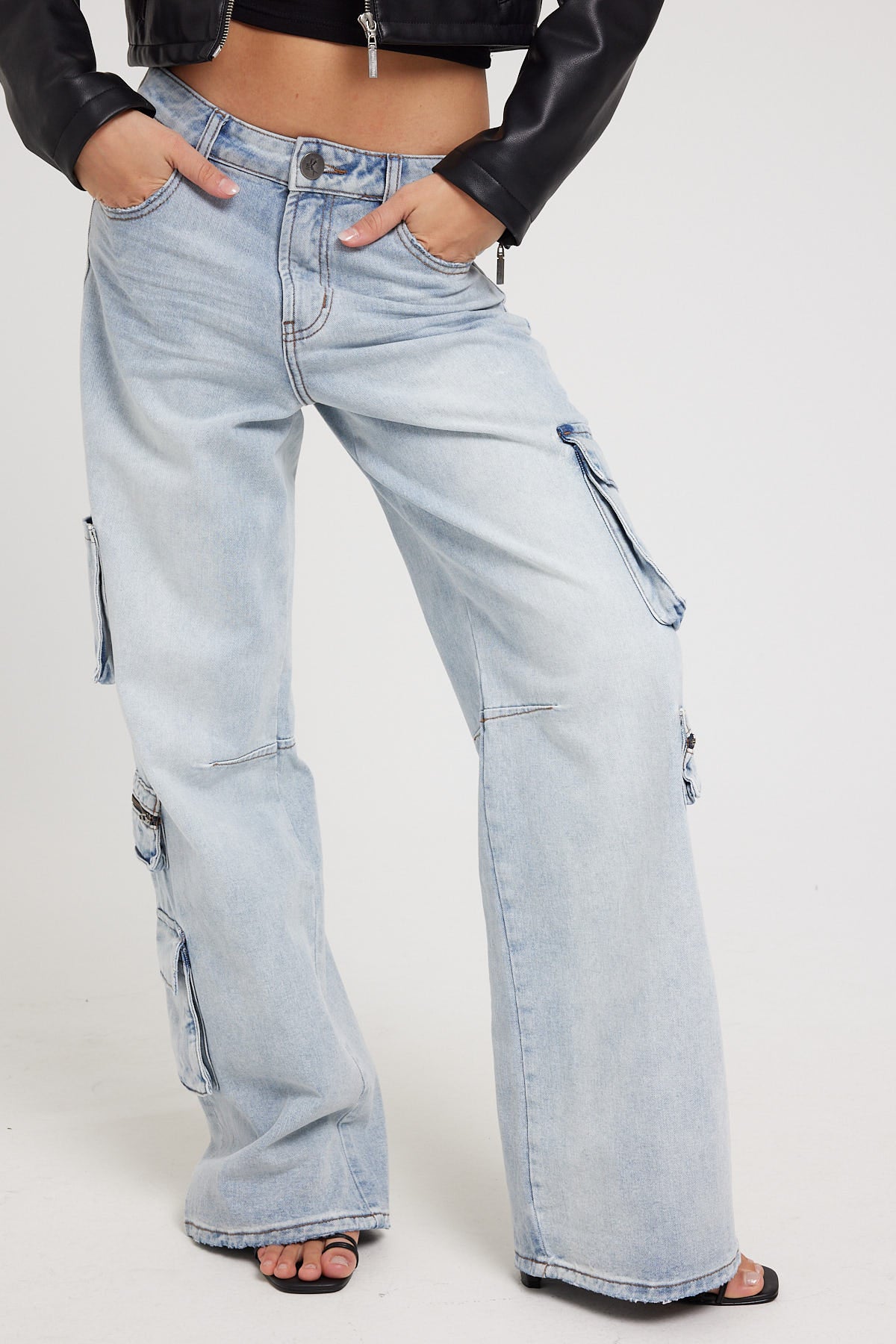 One Teaspoon Cargo Jackson Wide Leg Jeans Dream – Universal Store