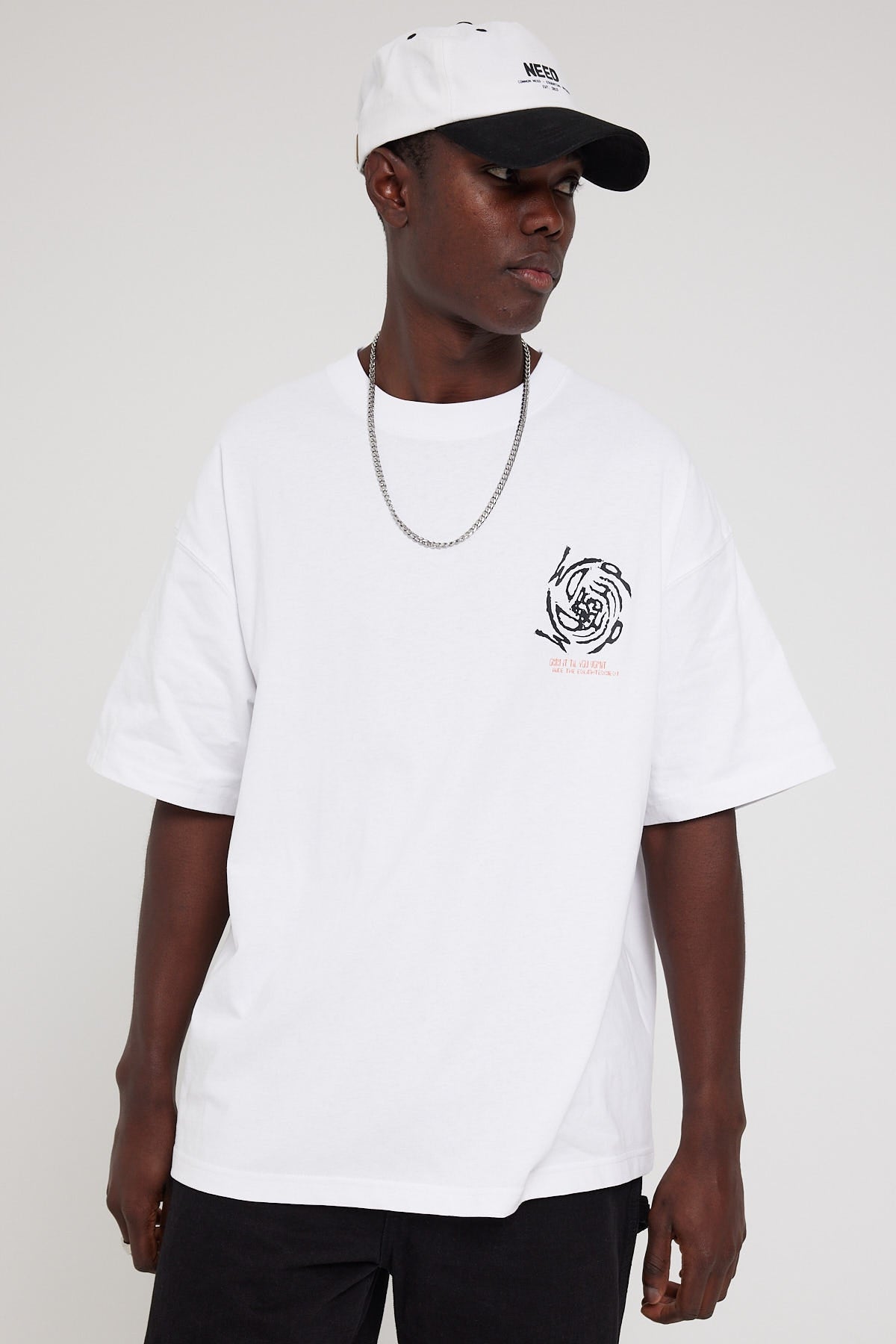 Worship Omm It Oversize Tee White