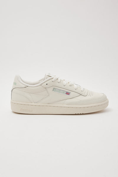 Reebok Club C 85 sneakers in chalk with sage detail