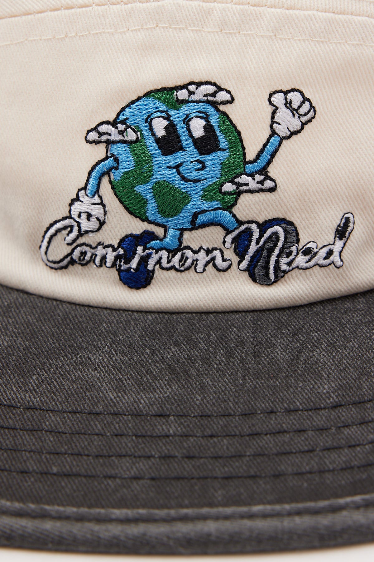 Common Need Quest Two Tone 5 Panel Cap Off White/Washed Black