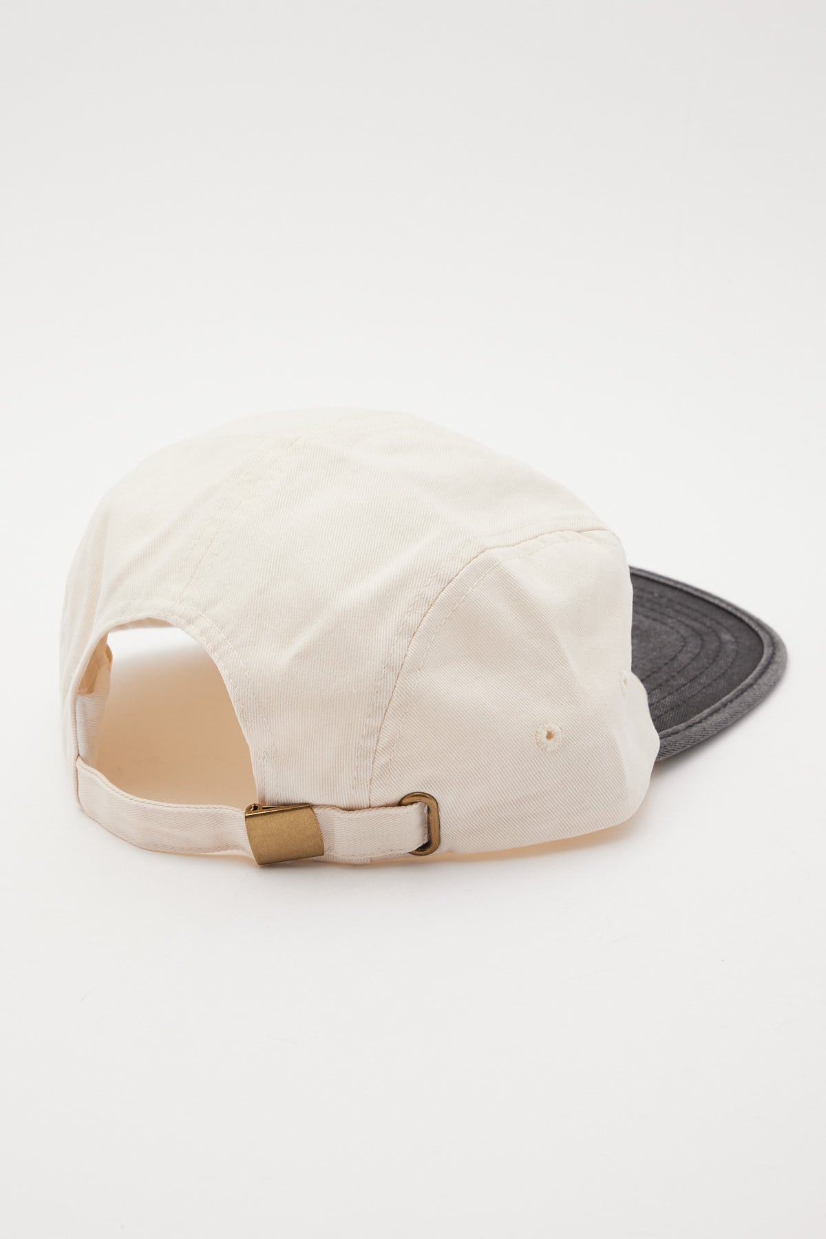 Common Need Quest Two Tone 5 Panel Cap Off White/Washed Black