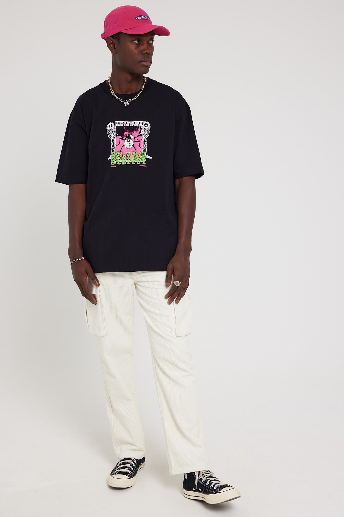 Thrills Escape the Past Oversized Fit Tee Black – Universal Store