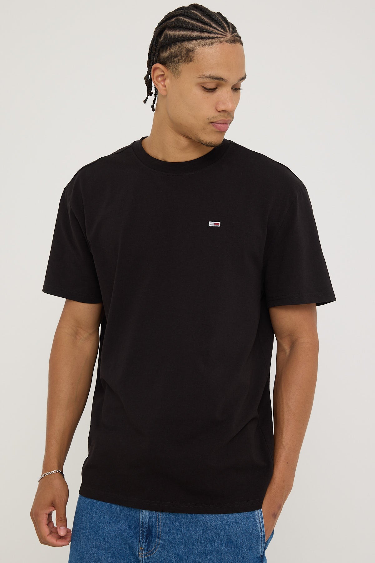 Tommy Jeans TJM Classic Back Linear Detail Tee Black