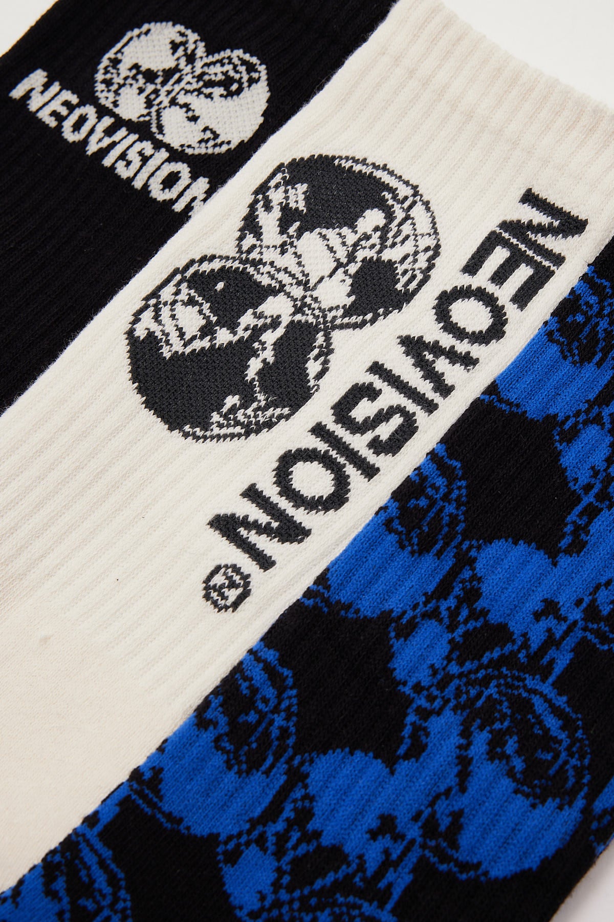 Neovision Global Sock 3 Pack Black/Black/White