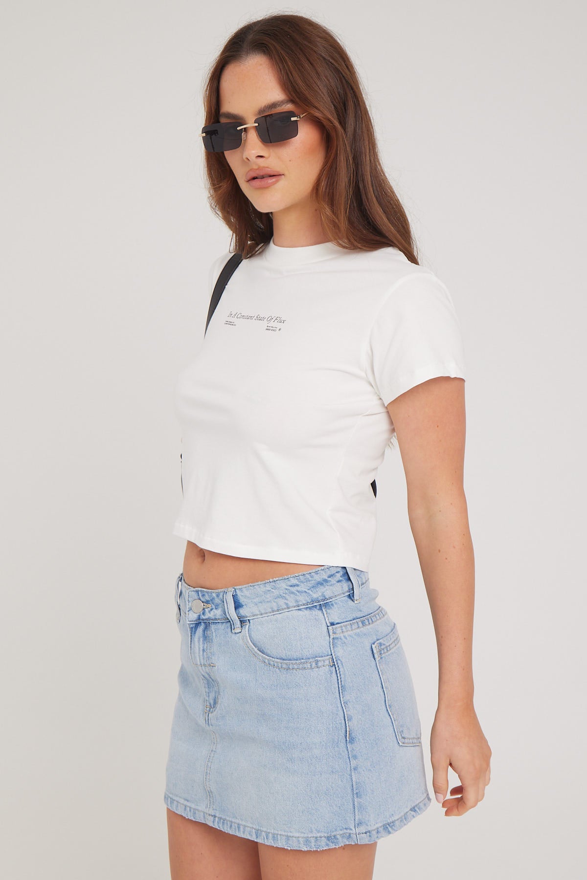 Thrills Constant State of Flux Mini Tee White