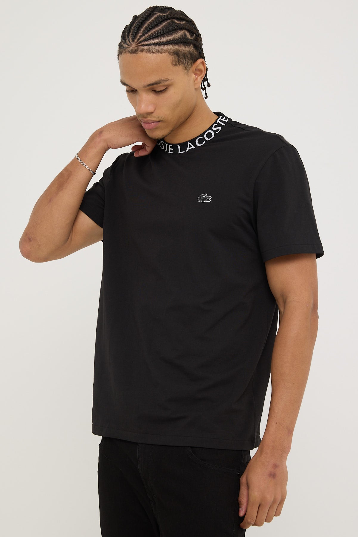 Lacoste Active Pique Tee Black