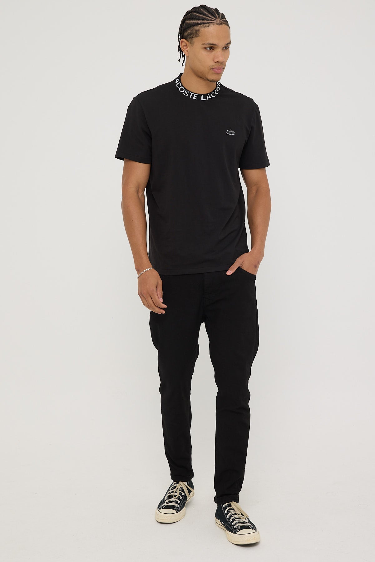 Lacoste Active Pique Tee Black