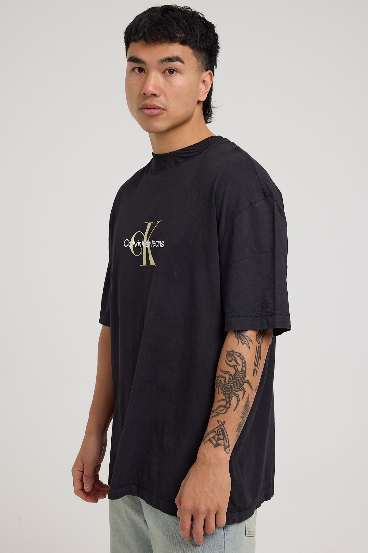 Calvin Klein Archival Monologo Tee Black