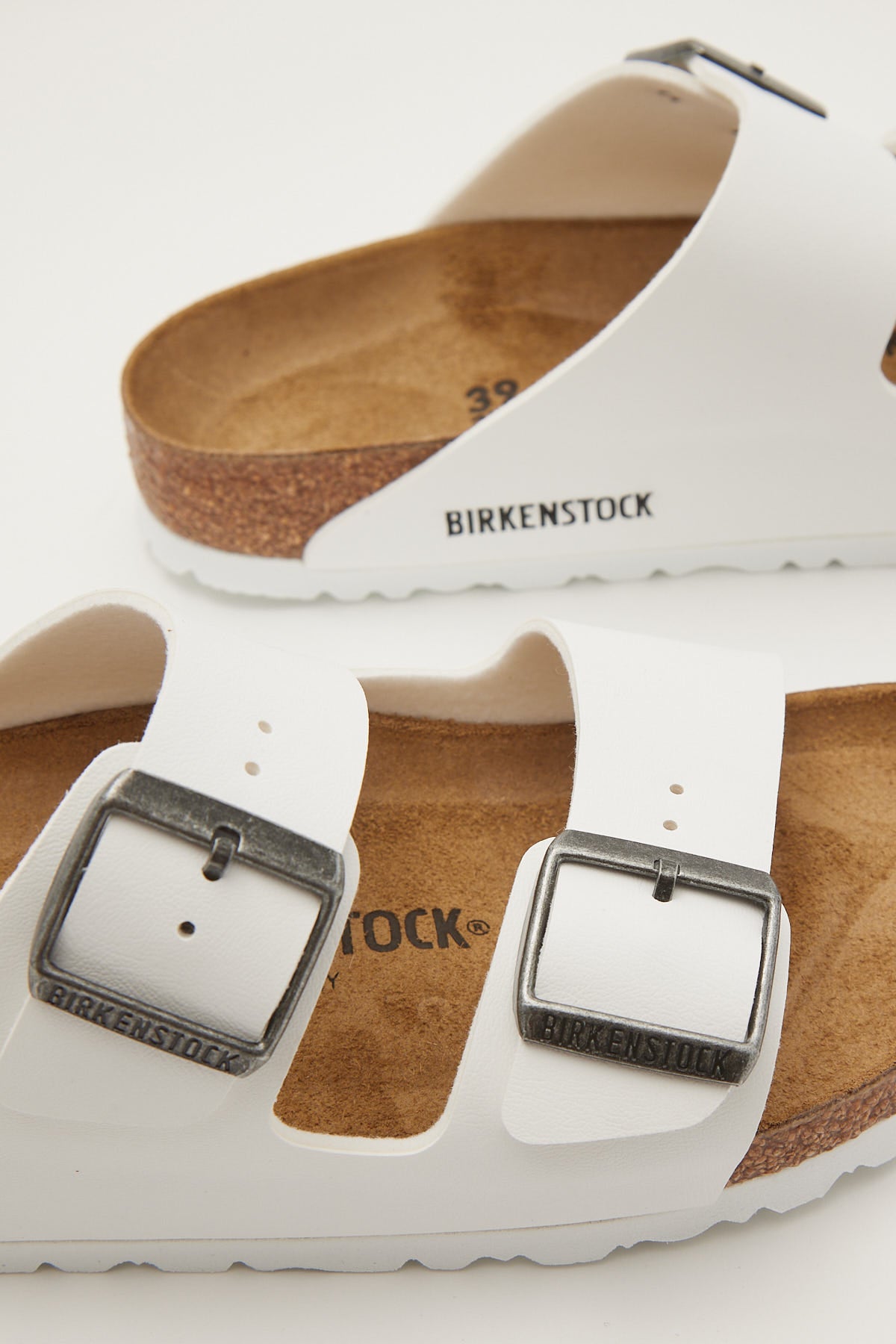 Birkenstock Arizona Birko Flor Narrow White