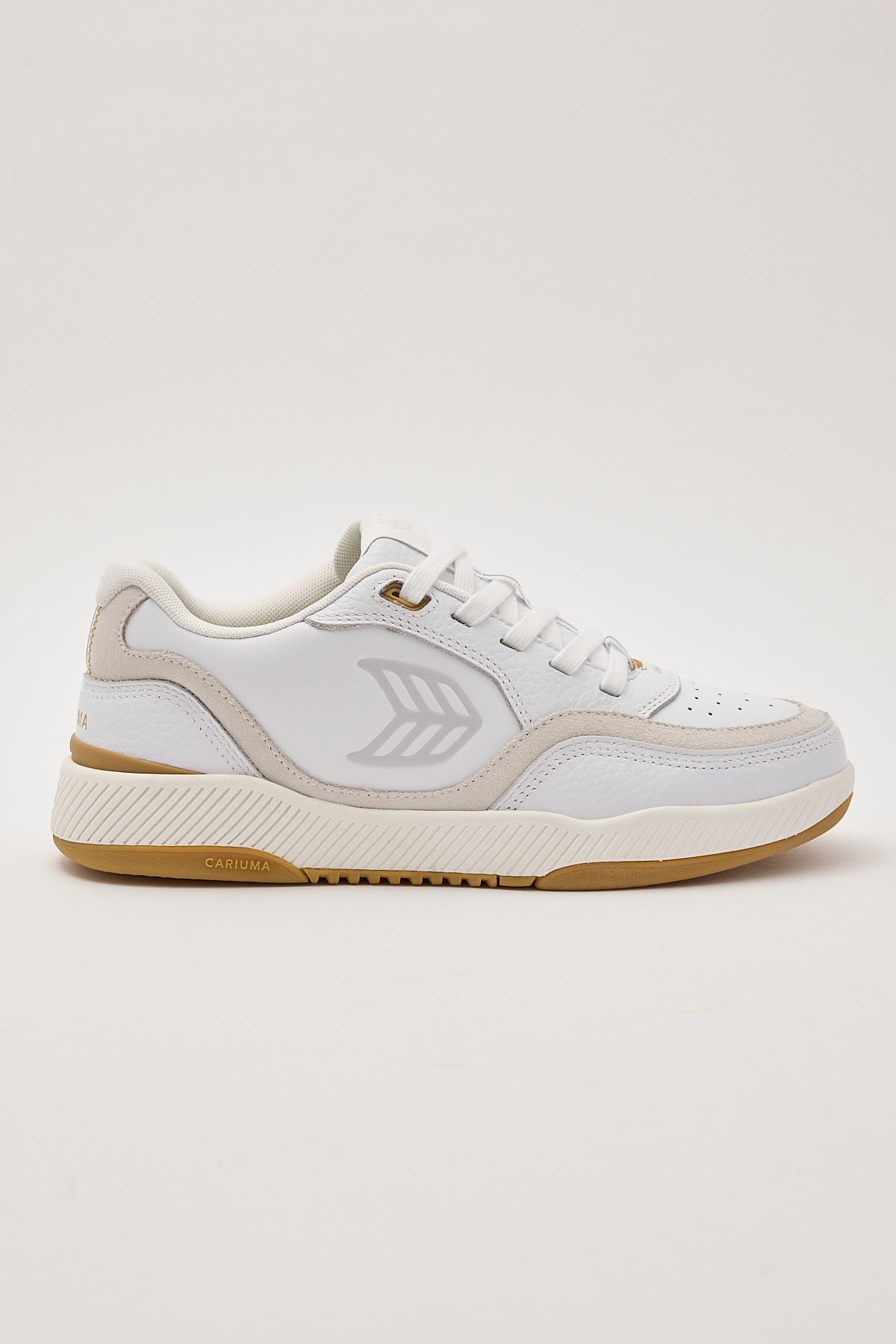 Cariuma Uba Premium Leather Sneaker Off White Gum