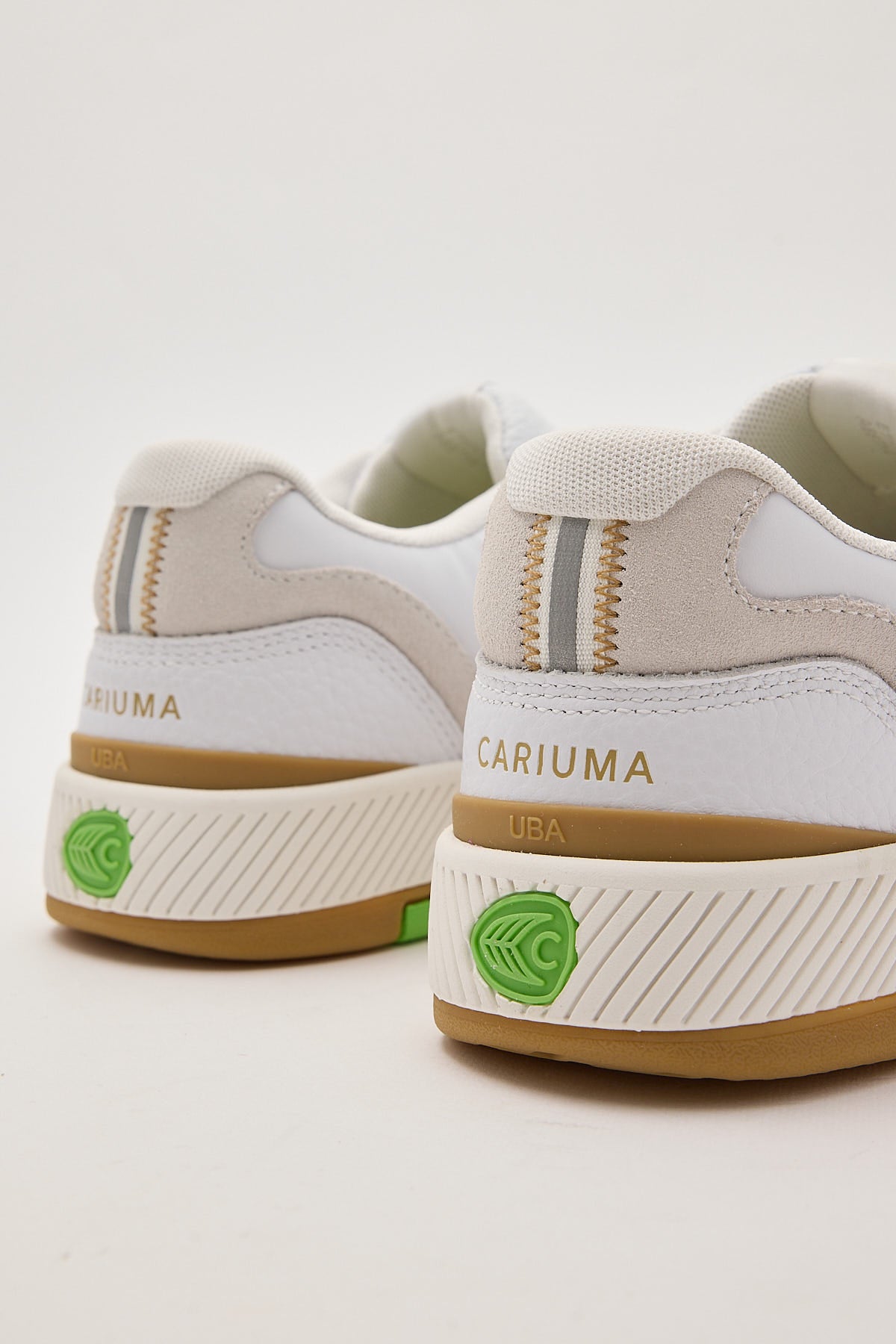 Cariuma Uba Premium Leather Sneaker Off White Gum