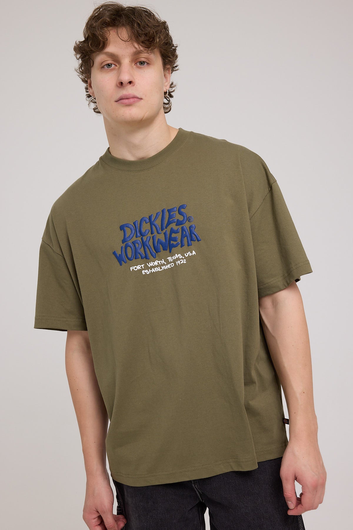 Dickies Work 330 Fit Tee Dark Khaki