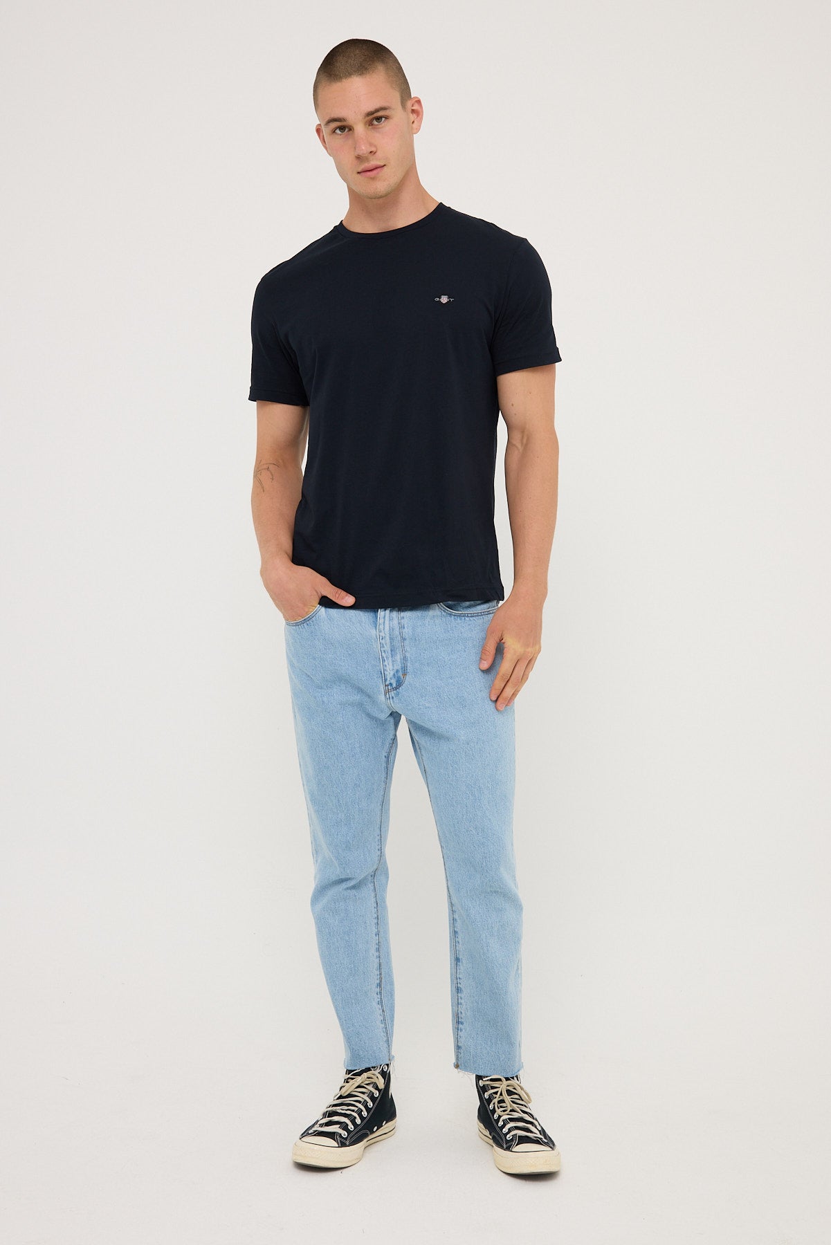 Gant Shield Tee Black