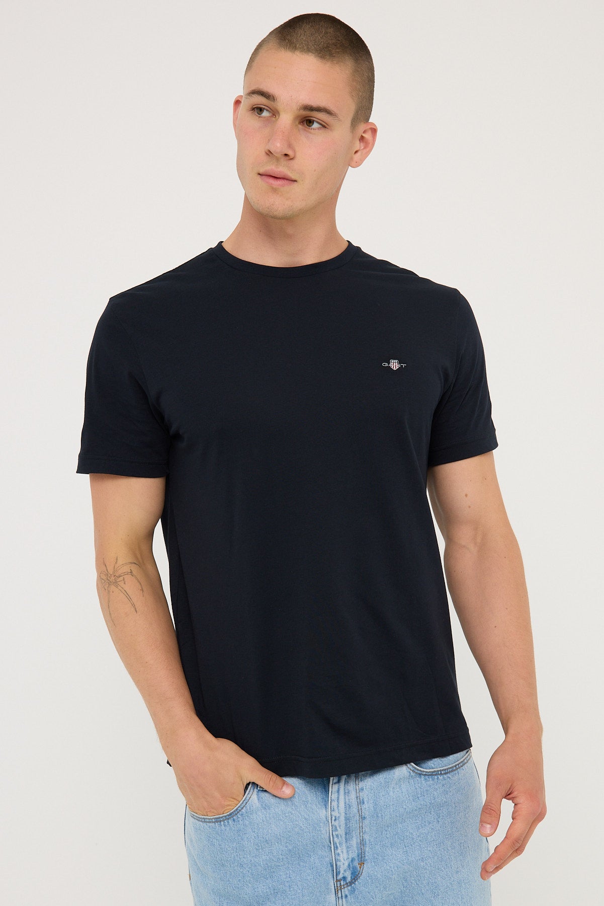 Gant Shield Tee Black