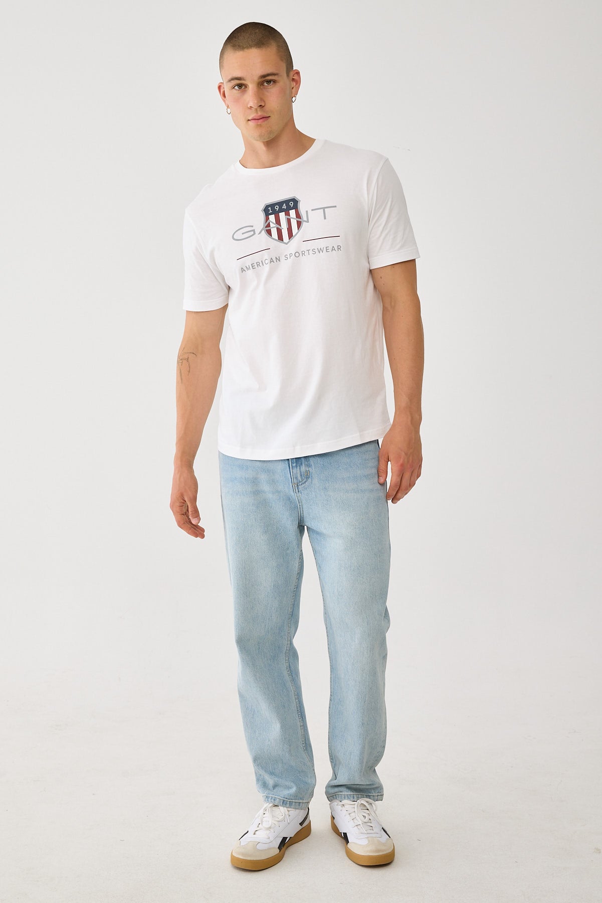 Gant Archive Shield Tee White