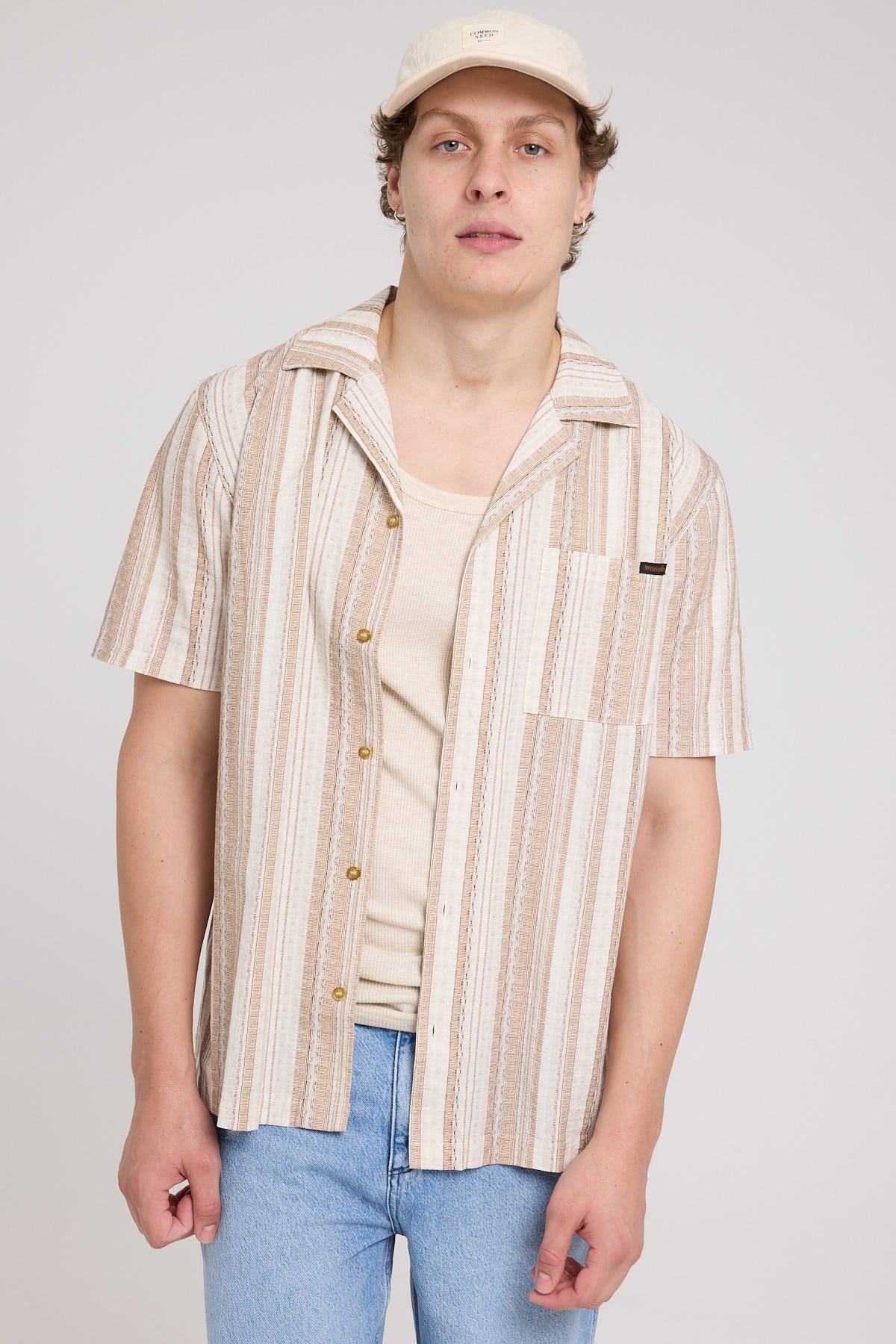 Wrangler Resort Mallorca Stripe Shirt Mallorca Stripe