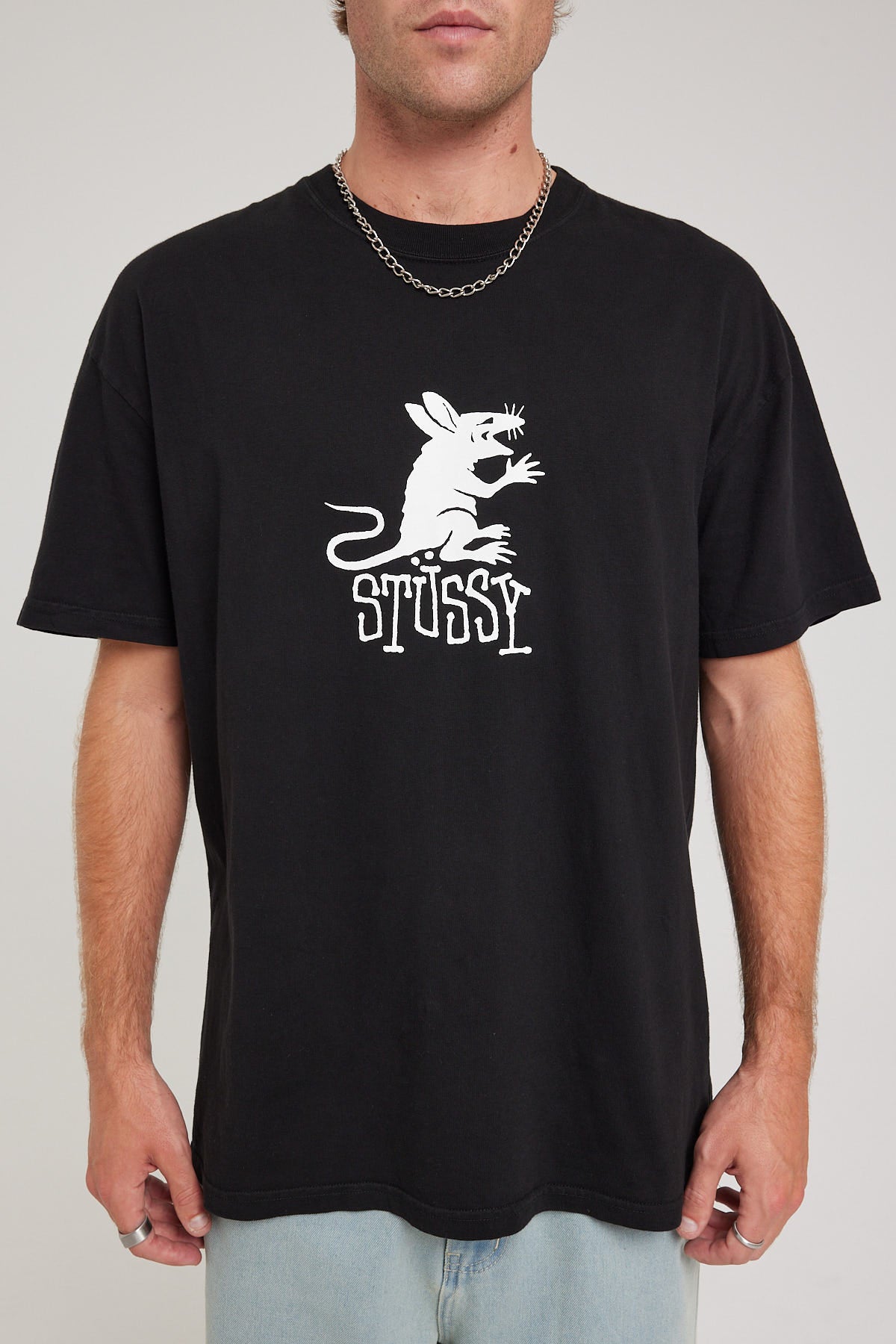 Stussy Rat 50-50 Pigment SS Tee Black – Universal Store