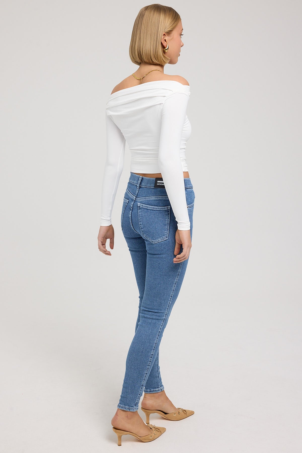 Dr Denim Lexy Skinny Cape Sky Plain