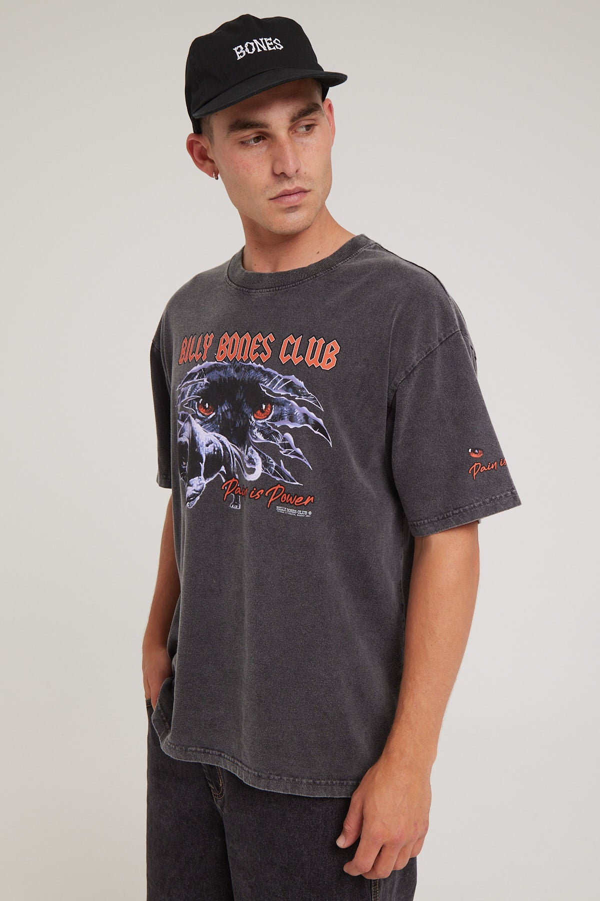 Billy Bones Club Sx Panther Tee Washed Black Washed Black – Universal Store