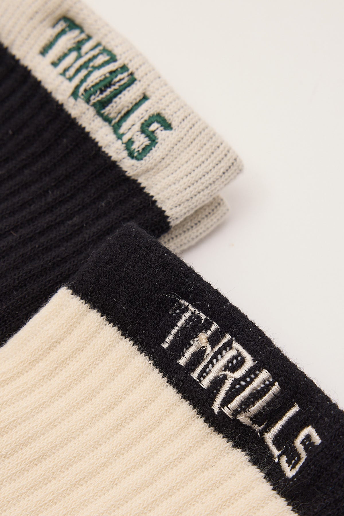 Thrills Thou Shall Not 2 Pack Sock Black/Pearl