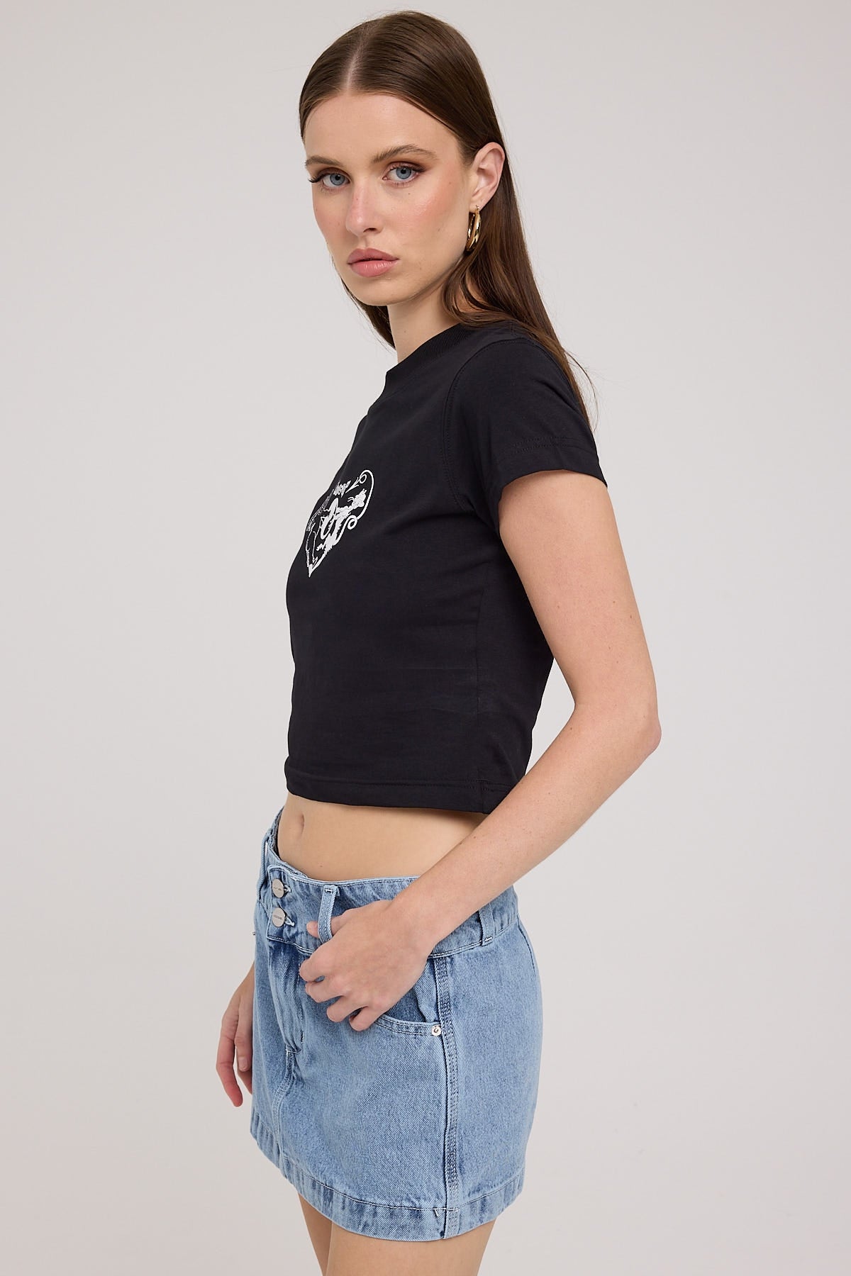 Worship Purgatory Teeny Tee Black