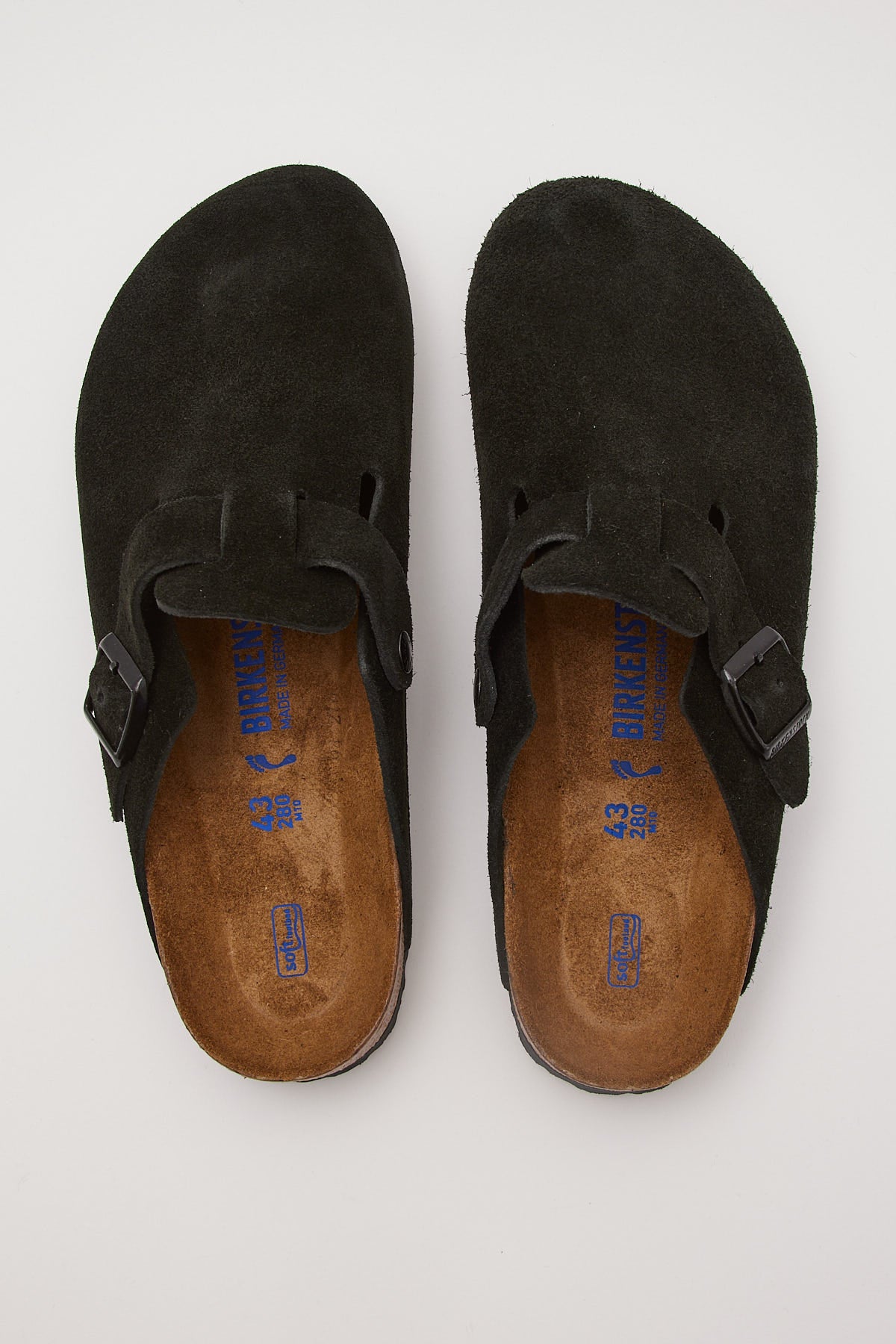 Birkenstock Boston SFB Narrow Suede Black